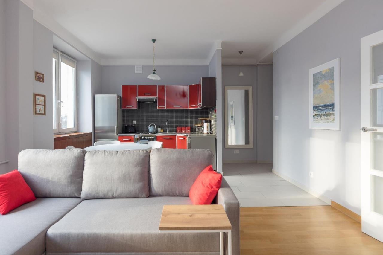 Metro Racławicka Red Apartment Warszawa Zewnętrze zdjęcie